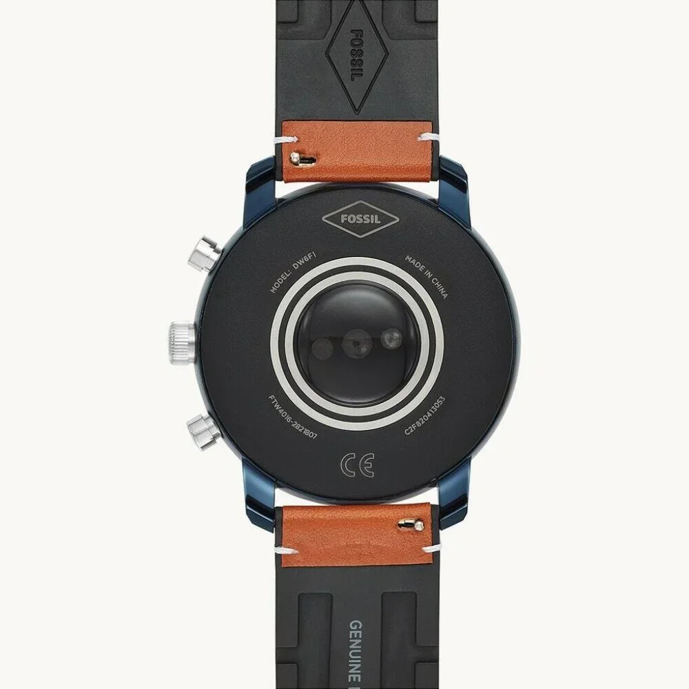 $275 MSRP | Fossil FTW4016 Gen 4 Smartwatch Explorist HR Tan Leather